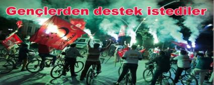 Gen�lerden destek istediler