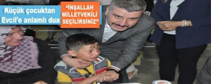 K���k �ocuktan Evcil'e anlaml� dua