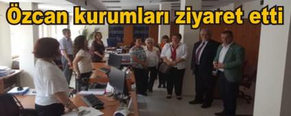 �zcan kurumlar� ziyaret etti