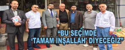 �BU SE��MDE �TAMAM �N�ALLAH' D�YECE��Z�