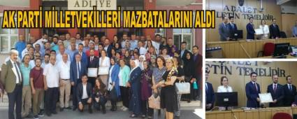 AK PART� M�LLETVEK�LLER� MAZBATALARINI ALDI