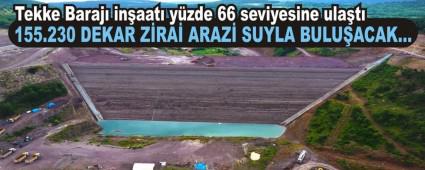 155.230 DEKAR Z�RA� ARAZ� SUYLA BULU�ACAK�