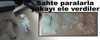 Sahte paralarla yakay� ele verdiler