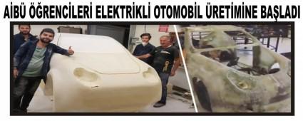 A�B� ��RENC�LER� ELEKTR�KL� OTOMOB�L �RET�M�NE BA�LADI