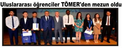 Uluslararas� ��renciler T�MER\'den mezun oldu