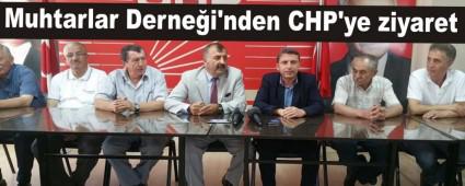 Muhtarlar Derne�i\'nden CHP\'ye ziyaret