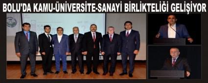 BOLU'DA KAMU-�N�VERS�TE-SANAY� B�RL�KTEL��� GEL���YOR