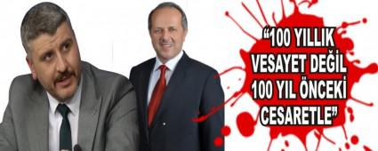 ADEM EVC�L; �100 YILLIK VESAYET DE��L 100 YIL �NCEK� CESARETLE�