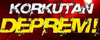 SABAH SAATLER�NDE KORKUTAN DEPREM