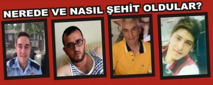 NEREDE VE NASIL �EH�T OLDULAR?