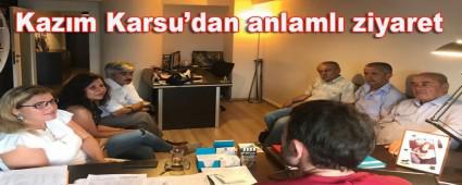 Kaz�m Karsu\'dan anlaml� ziyaret