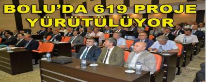 BOLU\'DA 619 PROJE Y�R�T�L�YOR