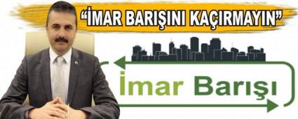 DO�ANAY; ��MAR BARI�INI KA�IRMAYIN�