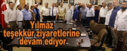 Y�lmaz te�ekk�r ziyaretlerine devam ediyor