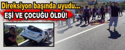 Direksiyon ba��nda uyudu�