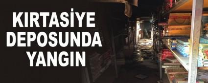KIRTAS�YE DEPOSUNDA YANGIN