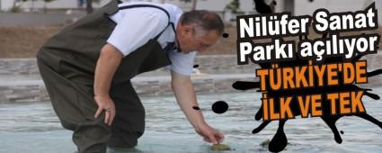 Nil�fer Sanat Park� a��l�yor