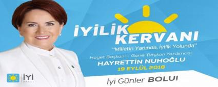 �yi Parti Milletvekilleri Bolu'ya geliyor
