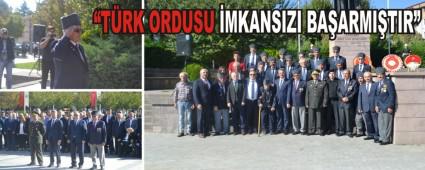�T�RK ORDUSU �MKANSIZI BA�ARMI�TIR�