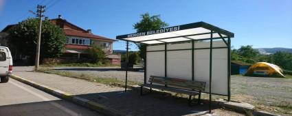 Mengen'e yeni otob�s duraklar�