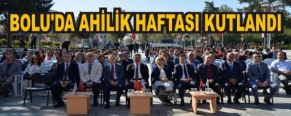 BOLU'DA AH�L�K HAFTASI KUTLANDI