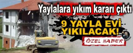 Yaylalara y�k�m karar� ��kt�