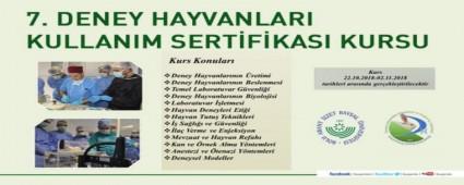 Deney Hayvanlar� Kullan�m Kursu a��l�yor