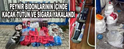 PEYN�R B�DONLARININ ���NDE KA�AK T�T�N VE S�GARA YAKALANDI