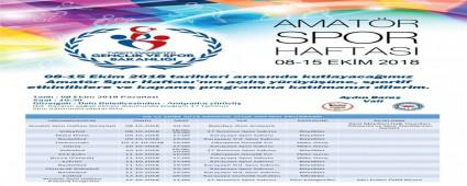 AMAT�R SPOR HAFTASI BA�LIYOR