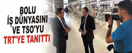 BOLU �� D�NYASINI VE TSO'YU TRT'YE TANITTI