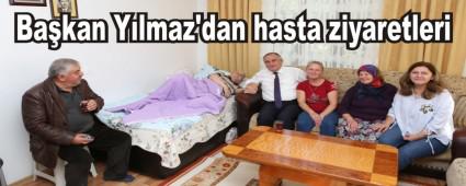 Ba�kan Y�lmaz'dan hasta ziyaretleri