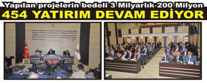 Yap�lan projelerin bedeli 3 Milyarl�k 200 Milyon