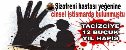 �izofreni hastas� ye�enine cinsel istismarda bulunmu�tu