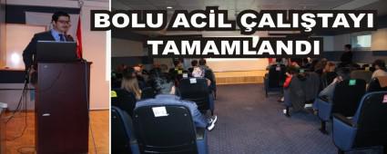 BOLU AC�L �ALI�TAYI TAMAMLANDI