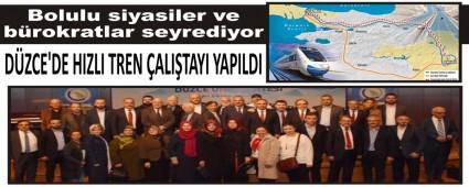 Bolulu siyasiler ve b�rokratlar seyrediyor