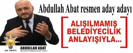 Abdullah Abat resmen aday aday�