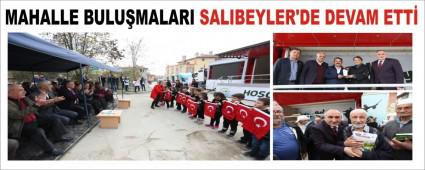 MAHALLE BULU�MALARI SALIBEYLER'DE DEVAM ETT�