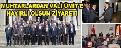 MUHTARLARDAN VAL� �M�T'E HAYIRLI OLSUN Z�YARET�