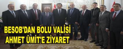 BESOB'DAN BOLU VAL�S� AHMET �M�T'E Z�YARET