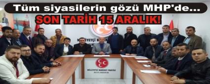 T�m siyasilerin g�z� MHP'de�