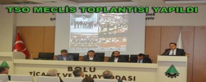 TSO MECL�S TOPLANTISI YAPILDI