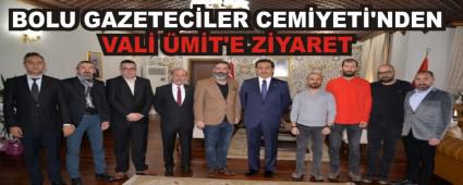 BOLU GAZETEC�LER CEM�YET�'NDEN VAL� �M�T'E Z�YARET