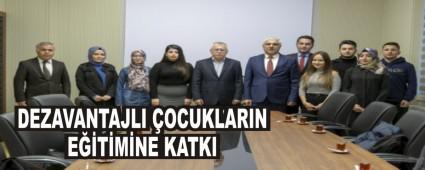 DEZAVANTAJLI �OCUKLARIN E��T�M�NE KATKI