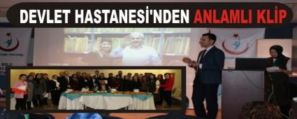 DEVLET HASTANES�'NDEN ANLAMLI KL�P
