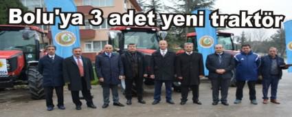 Bolu'ya 3 adet yeni trakt�r