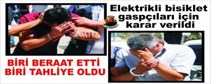 Elektrikli bisiklet gasp��lar� i�in karar verildi