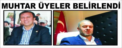 MUHTAR �YELER BEL�RLEND�