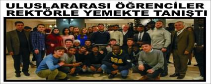 ULUSLARARASI ��RENC�LER REKT�RLE YEMEKTE TANI�TI