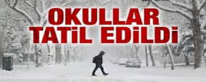 BOLU'DA OKULLAR TAT�L...