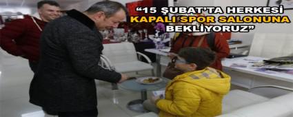 �15 �UBAT\'TA HERKES� KAPALI SPOR SALONUNA BEKL�YORUZ�